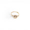 Bague 55 Art déco - Bague en or 18 carats, platine et diamants 58 Facettes DMAR18