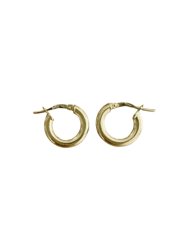 Boucles d'oreilles Boucles d'oreilles créoles en or jaune 18 carats 58 Facettes N56