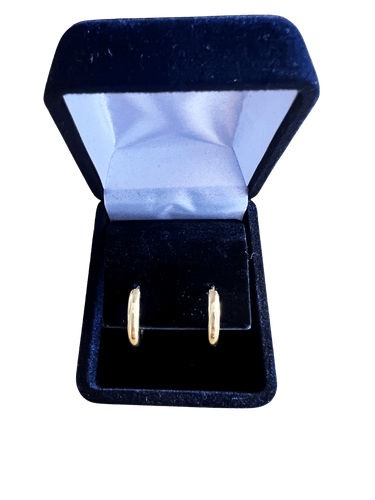 Boucles d'oreilles Boucles d'oreilles créoles en or jaune 18 carats 58 Facettes N56