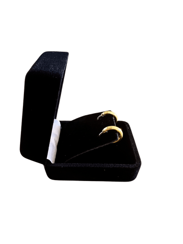 Boucles d'oreilles Boucles d'oreilles créoles en or jaune 18 carats 58 Facettes N56