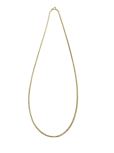 Collier Chaîne maille palmier - Collier en or jaune 18 carats 58 Facettes N60