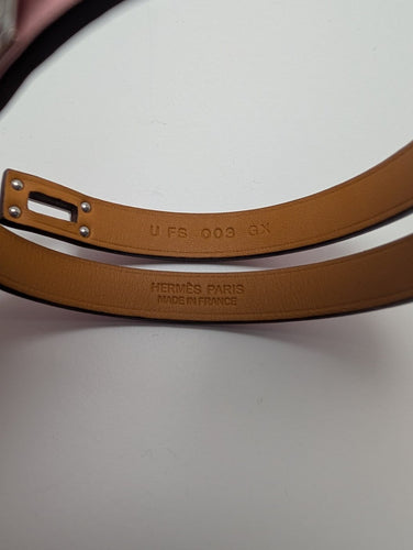 Bracelet Hermès Kelly Double Tour - Bracelet en acier et veau Swift 58 Facettes 1219