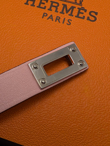 Bracelet Hermès Kelly Double Tour - Bracelet en acier et veau Swift 58 Facettes 1219
