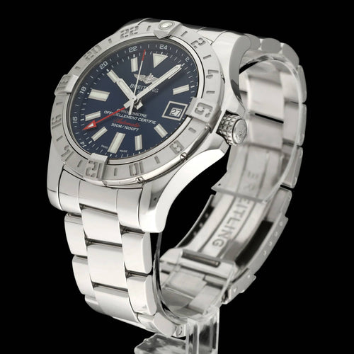 Montre Breitling Avenger II GMT - Montre en acier 58 Facettes BTL/AVG/062