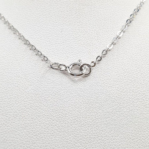 Collier Collier pendentif en or blanc 18 carats et diamants 58 Facettes #5023