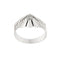 Bague 62 Bague solitaire homme en or blanc et diamant 0,20 ct 58 Facettes 33986