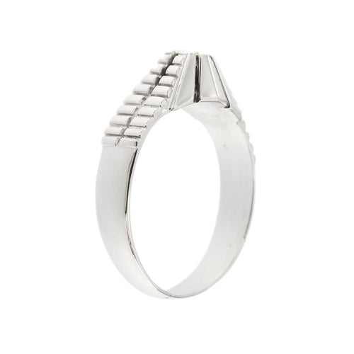 Bague 62 Bague solitaire homme en or blanc et diamant 0,20 ct 58 Facettes 33986