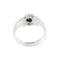 Bague 62 Bague solitaire homme en or blanc et diamant 0,20 ct 58 Facettes 33986