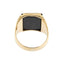 Bague 65 Bague homme en or jaune et onyx 58 Facettes 21287