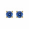 Boucles d'oreilles Single Tulip - Boucles d'oreilles en or 18 carats et saphirs bleus 58 Facettes GER1335BL