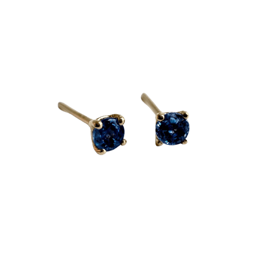 Boucles d'oreilles Single Tulip - Boucles d'oreilles en or 18 carats et saphirs bleus 58 Facettes GER1335BL