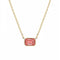 Collier Love More - Collier en or 18K et saphir padparadscha 58 Facettes GPD1015PP