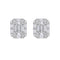 Boucles d'oreilles Boucles d'oreilles en or blanc 18 ct et diamants 0,54 ct 58 Facettes GER1049WG