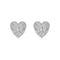 Boucles d'oreilles Heart to Have - Boucles d'oreilles en or blanc et diamants 58 Facettes GER1030WG
