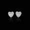 Boucles d'oreilles Heart to Have - Boucles d'oreilles en or blanc et diamants 58 Facettes GER1030WG