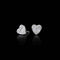 Boucles d'oreilles Heart to Have - Boucles d'oreilles en or blanc et diamants 58 Facettes GER1030WG