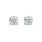 Bague Embrace - Boucles d'oreilles solitaire 0,60 ct en or blanc et diamants 58 Facettes GER1006WG