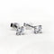Bague Embrace - Boucles d'oreilles solitaire 0,60 ct en or blanc et diamants 58 Facettes GER1006WG