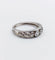 Bague 54 Bague jarretière Art déco en platine et diamants 58 Facettes A07266