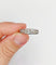 Bague 54 Bague jarretière Art déco en platine et diamants 58 Facettes A07266