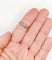 Bague 54 Bague jarretière Art déco en platine et diamants 58 Facettes A07266
