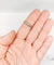 Bague 54 Bague jarretière Art déco en platine et diamants 58 Facettes A07266