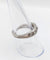 Bague 54 Bague jarretière Art déco en platine et diamants 58 Facettes A07266