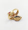 Bague 52.5 Bague marquise moderniste en or 18k, diamants, rubis et saphirs 58 Facettes A07270