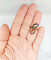 Bague 52.5 Bague marquise moderniste en or 18k, diamants, rubis et saphirs 58 Facettes A07270