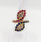 Bague 52.5 Bague marquise moderniste en or 18k, diamants, rubis et saphirs 58 Facettes A07270
