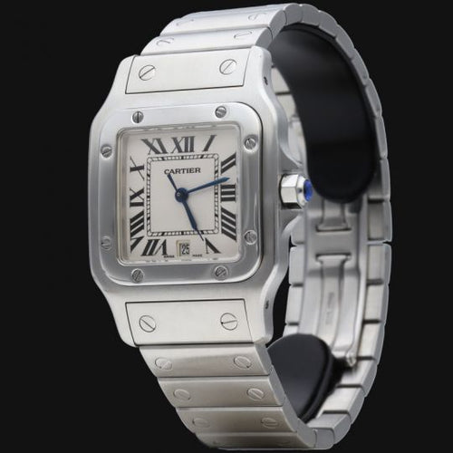 Montre Cartier Santos Galbée - Montre en acier 58 Facettes MT46772