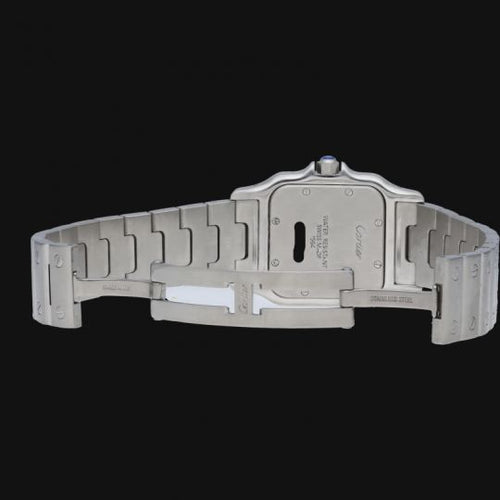 Montre Cartier Santos Galbée - Montre en acier 58 Facettes MT46772
