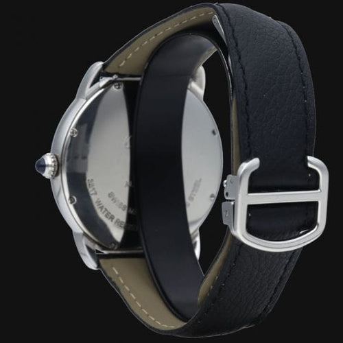 Montre Cartier Ronde Solo - Montre automatique en acier 58 Facettes MT46773