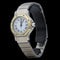 Montre Cartier Santos - Montre ronde octogonale en or jaune et acier 58 Facettes MT46783