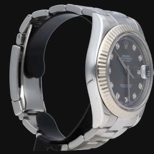 Montre Rolex Datejust 41 - Montre en acier et or blanc 58 Facettes MT46706