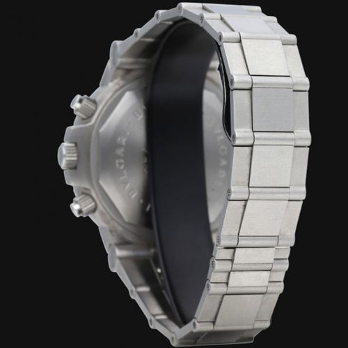 Montre Bulgari Diagono Scuba GMT - Montre en acier 58 Facettes MT46069