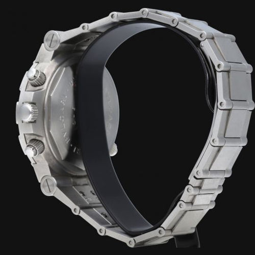 Montre Bulgari Diagono Scuba GMT - Montre en acier 58 Facettes MT46069
