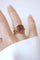 Bague 54 Bague cocktail - Tourmaline rose en or jaune 58 Facettes