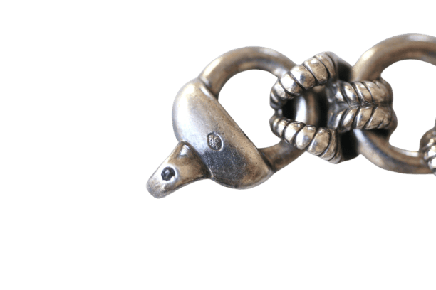 Arthus Bertrand Collier Cordage Nœud Marin en Argent
