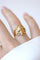 Bague 53 Bague ancienne serpents enroulés en deux ors et rubis 58 Facettes