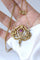 Collier Belle Époque - Collier en or jaune, rubis birman, diamants et perles 58 Facettes