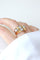 Bague 59 Tank - Bague diamants en or jaune et platine 58 Facettes