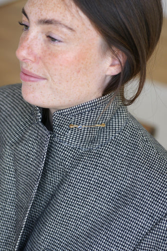 Broche Broche épingle à nourrice en or jaune et saphir de Ceylan 58 Facettes