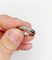 Bague 61 Bague alliance travaillée en palladium 58 Facettes A07023