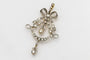 Pendentif Belle Époque - Pendentif en or jaune, or blanc, diamants et perle 58 Facettes 10231