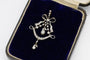 Pendentif Belle Époque - Pendentif en or jaune, or blanc, diamants et perle 58 Facettes 10231