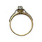 Bague 54 Bague ancienne solitaire en deux ors 750 et diamant 58 Facettes 330097142