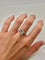 Bague 53 Hermès Finesse - Bague en or blanc et diamants 1 ct 58 Facettes 1962