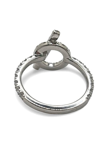 Bague 53 Hermès Finesse - Bague en or blanc et diamants 1 ct 58 Facettes 1962