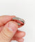 Bague 61 Alliance en palladium finement travaillée, taille 61 58 Facettes A07024